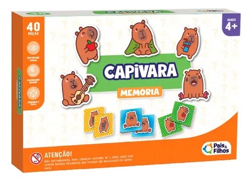 JOGO DA MEMORIA CAPIVARA